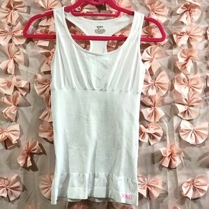 Nwot XOXO Shapewear LG Tank Top   90% Nylon 10% Spandex White
